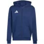 adidas Entrada 26 mikina s kapucňou na zips detská Navy Blue 116 cm