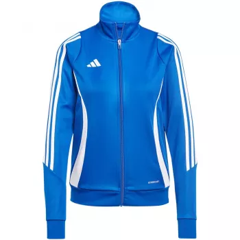 adidas Tiro 24 tréningová mikina pre dámy Team Royal Blue/biela veľkosť M
