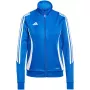 adidas Tiro 24 tréningová mikina pre dámy Team Royal Blue/biela veľkosť M