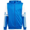 adidas Squadra 25 mikina s kapucňou detská Team Royal Blue/biela JD4802 164cm