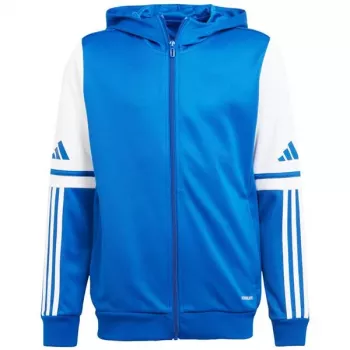 adidas Squadra 25 mikina s kapucňou detská Team Royal Blue/biela JD4802 164cm