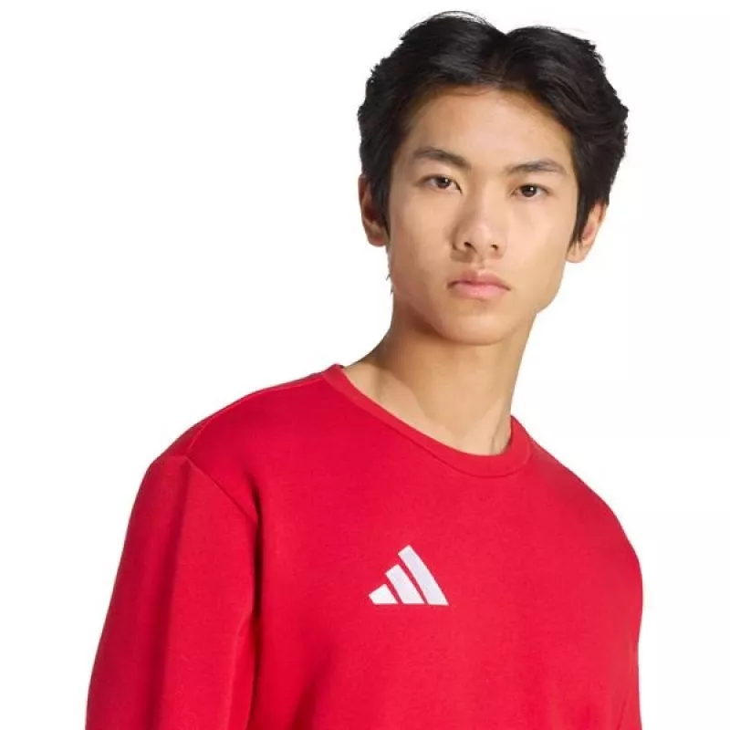 adidas Entrada 26 pánska mikina Team Power Red/biela veľkosť L