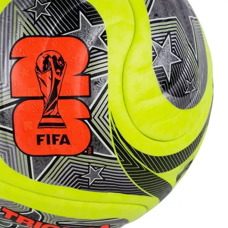 adidas World Cup 26 Trionda Pro zimná lopta veľkosť 5 zelená/čierna/strieborná JD8023