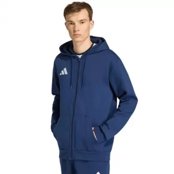 adidas Entrada 26 mikina s kapucňou na zips pánska Team Navy Blue XL