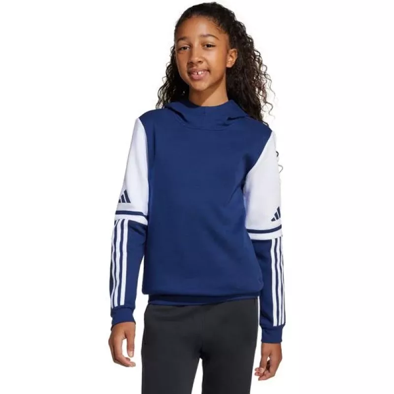 adidas Squadra 25 mikina s kapucňou detská Team Navy Blue 164cm
