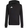 adidas Entrada 26 mikina s kapucňou detská čierna 140 cm