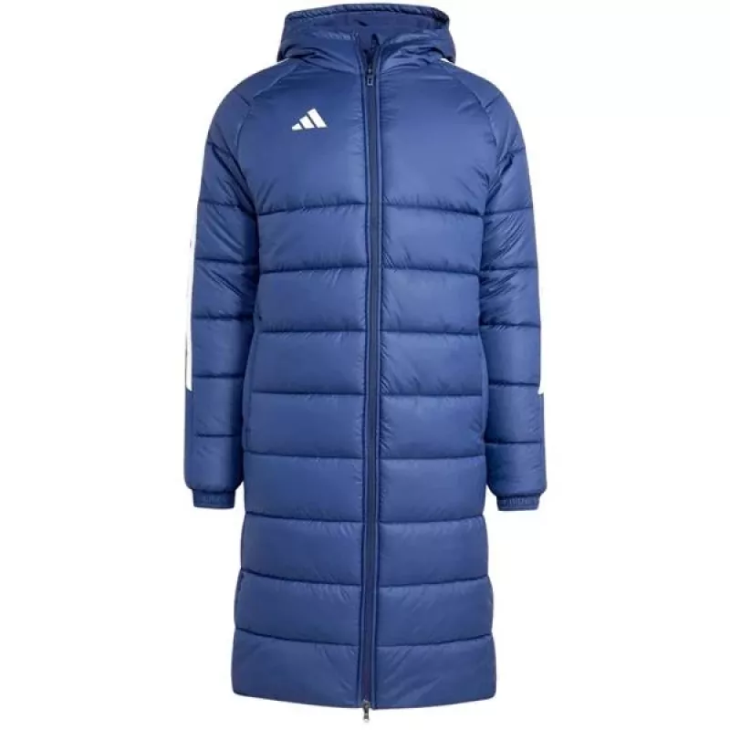 adidas pánska Tiro 24 dlhá zateplená bunda Team Navy Blue/biela 2XL