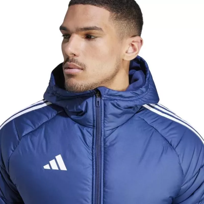adidas pánska Tiro 24 dlhá zateplená bunda Team Navy Blue/biela 2XL