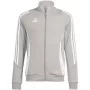 adidas Tiro 24 tréningová mikina pre deti sivá IR9508 152cm
