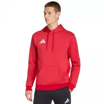 adidas Entrada 26 pánska mikina s kapucňou červená L