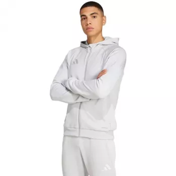 adidas Tiro 25 mikina s kapucňou na zips pánska sivá 2XL