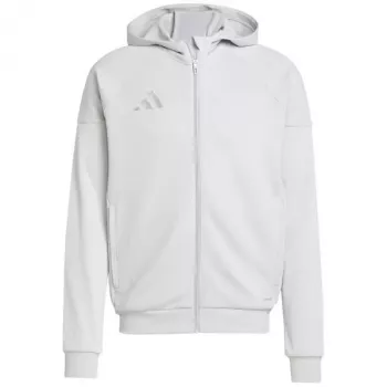 adidas Tiro 25 mikina s kapucňou na zips pánska sivá 2XL