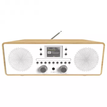 Reflexion HRA21DAB+ biela DAB+ FM rádio na montáž pod skrinku s CD prehrávačom, dvojitý budík, diaľkový ovládač