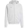 adidas Tiro 25 mikina s kapucňou na zips pánska sivá XL