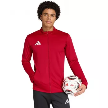adidas Entrada 26 Bunda na beh pánska červená Full Zip AEROREADY recyklovaný polyester veľkosť S