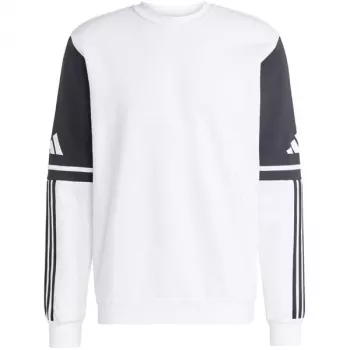 adidas Squadra 25 pánska mikina s okrúhlym výstrihom biela/Core Black veľkosť L