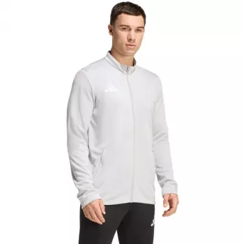 adidas Entrada 26 tréningová bunda pánska sivá veľkosť L zips AEROREADY recyklovaný polyester futbalový tréning