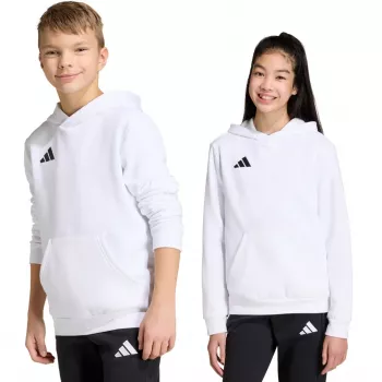 adidas Entrada 26 Hoody detská biela JZ6561 164cm