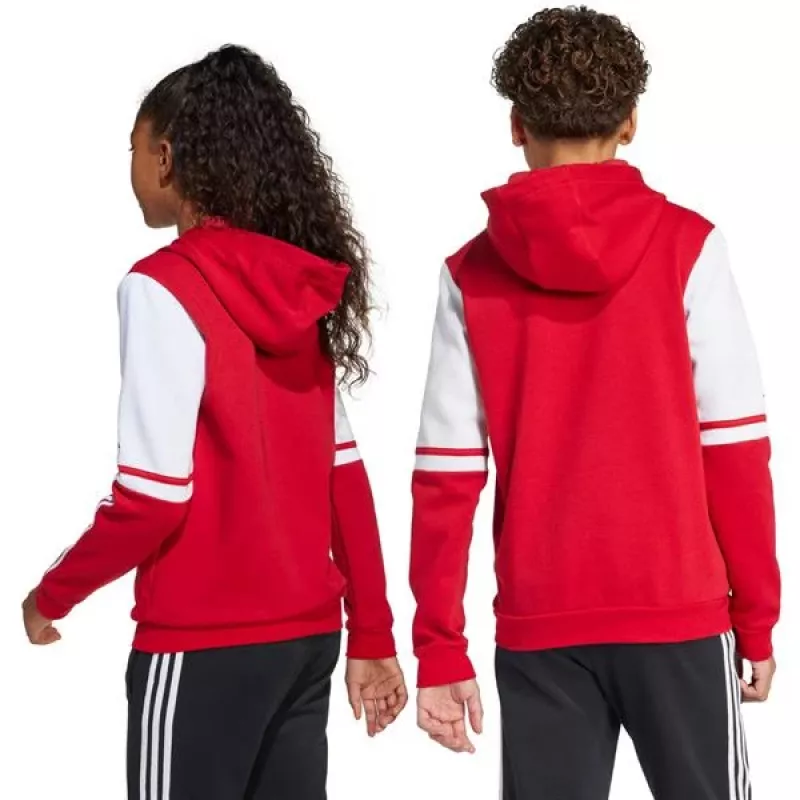 adidas Squadra 25 Sweat-Hoodie pre deti Team Power Red JD4805 140cm