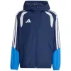 adidas Tiro 26 Competition All Weather detská bunda modrá 152 cm