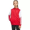 adidas Squadra 25 mikina s kapucňou detská červená/biela 116 cm