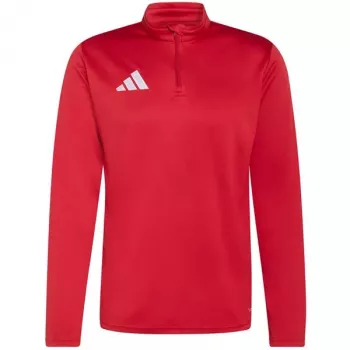 adidas Entrada 26 tréningový top pánske červená polovičný zips dlhý rukáv JZ6650 M