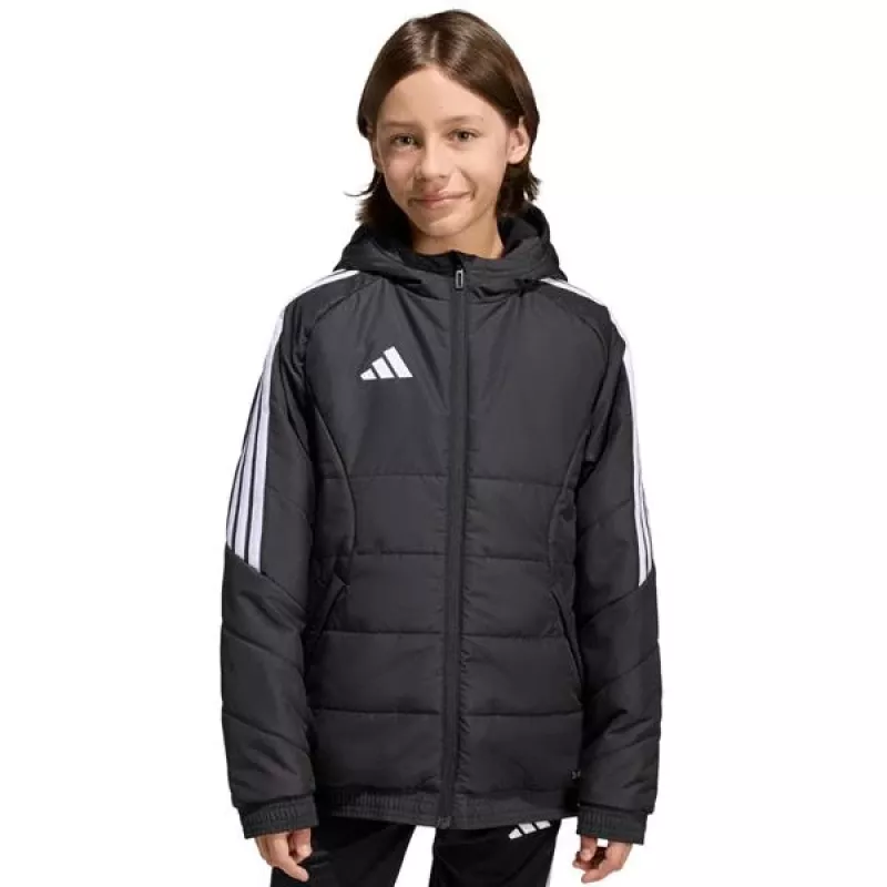 adidas Tiro 26 detská zimná bunda čierna KA5319 152cm