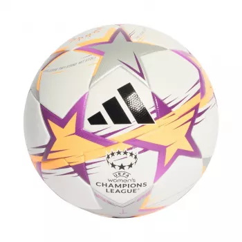 adidas UCL Women's League 26/27 League Stage futbalová lopta veľkosť 4 biela/oranžová/strieborná KE5142