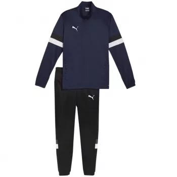 PUMA pánska Team Rise tréningová súprava Navy Blue/čierna veľkosť XL