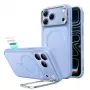 ESR Classic Hybrid Kickstand MagSafe puzdro pre iPhone 17 Pro Max / 18 Pro Max - matná svetlomodrá