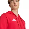 adidas Entrada 26 Full-Zip Hoody pánska červená XL