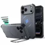 ESR Cyber Tough Kickstand MagSafe puzdro pre iPhone 17 Pro / 18 Pro sivá