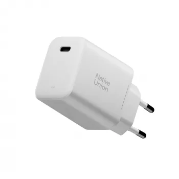 Native Union Fast GaN Charger 45W PD USB-C cestovná nabíjačka - biela (EU)