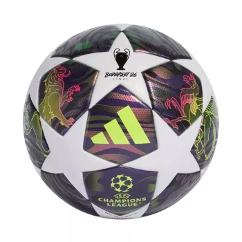 adidas UCL 25/26 Final League futbal veľkosť 5 fialová/biela JX9095