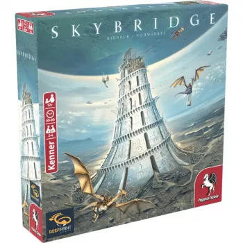 PEGASUS Deep Print Games: Skybridge - strategická hra pre 2-4 hráčov, od 10 rokov, 60-90 minút, mechaniky budovania miest a sietí, viacjazyčná (EN/DE)