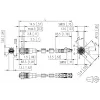METZ CONNECT 142M2X25100 priemyselný ethernetový kábel - 10 m Cat 6a S/FTP, konektor samec M12 X-kódovaný na konektor samec RJ45, bezhalogénový zelený