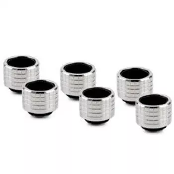 Thermal Grizzly DeltaMate hadicová vsuvka, mosadz - lesklý nikel, HT16, balenie 6 ks