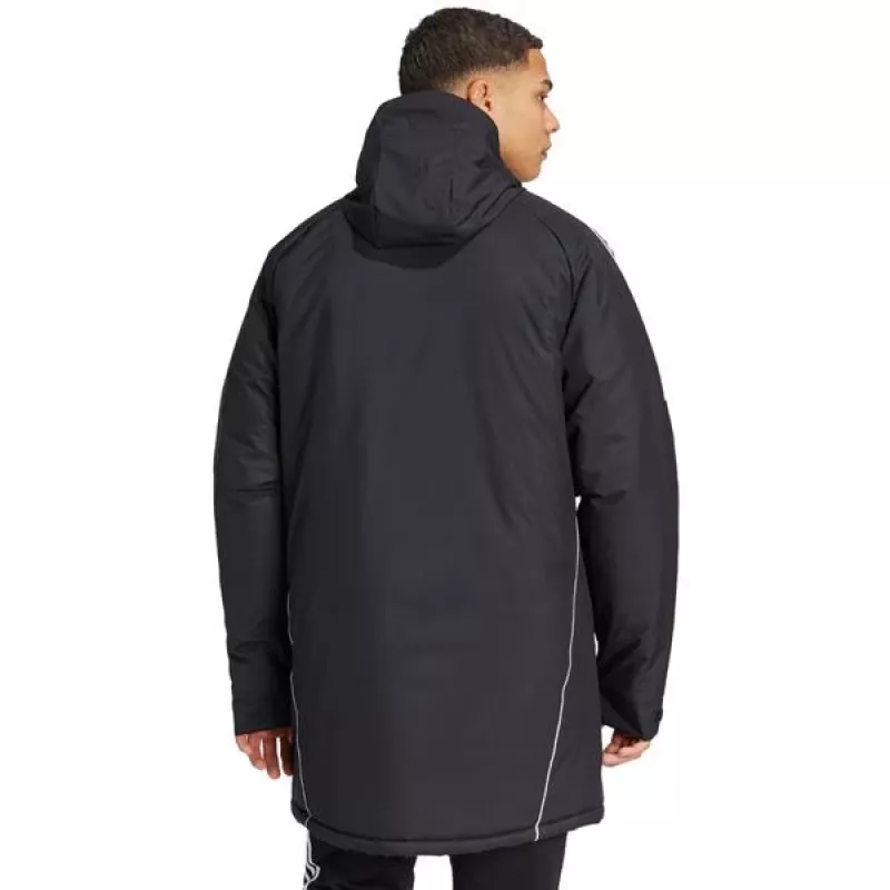 adidas Tiro 24 Stadium pánsky parkas čierna/biela veľkosť M