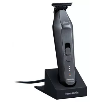 Panasonic Barikan ER-XT70-N801 strieborný profesionálny strihač vlasov s lineárnym motorom, 39 dĺžok strihu, bezdrôtový a sieťový