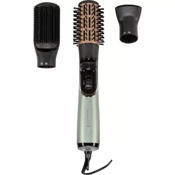Remington AS 5860 Botanicals teplovzdušný styler s iónovou starostlivosťou, 1200 W, 50mm kefa so zmiešanými štetinami, koncentrátorová dýza, nadstavok na objem pri korienkoch, studený vzduch, pokročilý keramický povrch s aloe vera, jojobou a ružovým extraktom, čierny