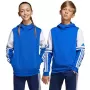 adidas Squadra 25 mikina s kapucňou pre deti modrá JD4806 128cm