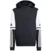 adidas Squadra 25 mikina s kapucňou pre deti čierna 128cm