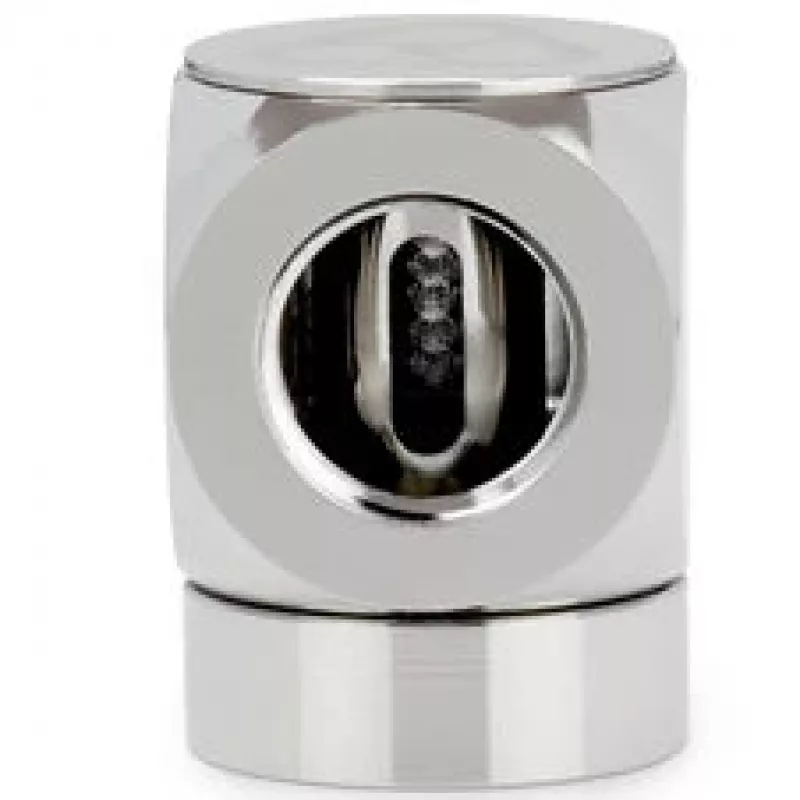 Thermal Grizzly DeltaMate Rotary 90° adaptér G1/4 palca na G1/4 palca, lesklý nikel