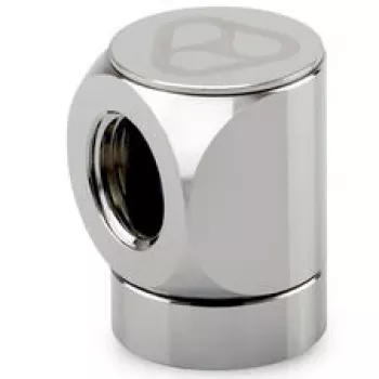 Thermal Grizzly DeltaMate Rotary 90° adaptér G1/4 palca na G1/4 palca, lesklý nikel