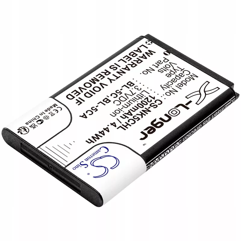 Cameron Sino 1200mAh Li-ion batéria pre Nokia BL-5C, BL-5CA, Teltonika, Lark BL-6SP