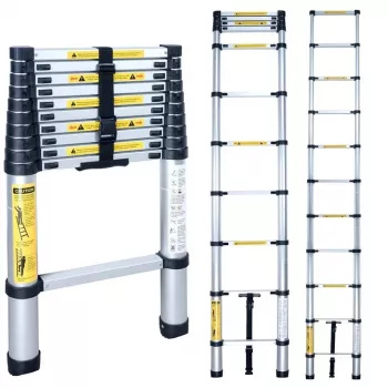 Teleskopický rebrík BL-T380 380 cm, 13 priečok, hliník, EN131, 150 kg