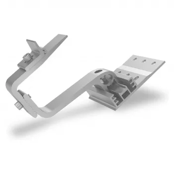 K2 Systems SingleHook 4S strešný hák pre montáž PV, nerez, výškovo nastaviteľný, TÜV certifikovaný