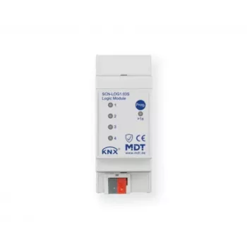 MDT KNX logický modul 2TE REG Secure, 200 logických blokov, DIN lišta, KNX Secure