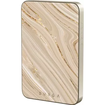 BURGA magnetická 5000 mAh powerbanka Full Glam Gold