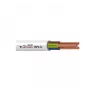 BVV-LL 2x1 mm² biely PVC izolovaný elektrický kábel, 50 m rolka